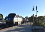 Amcal F59PHI # 2009 pushing Amtrak Train # 524 out of Martinez Station